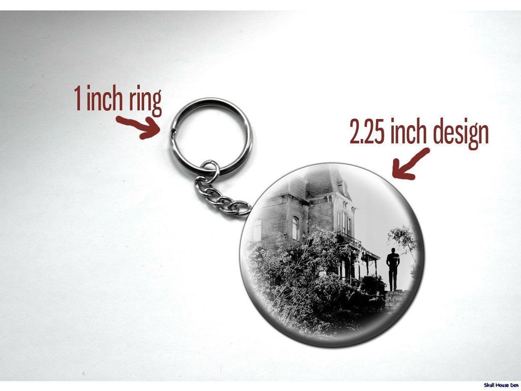 Psycho Alfred Hitchcock Bates Motel Norman Bates House Key Chain