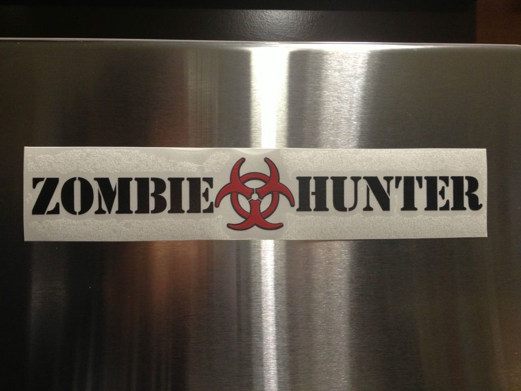 Hunter Sticker Fits ar 15,m16,223,556,magpul,ammo,9mm,.45acp,1911