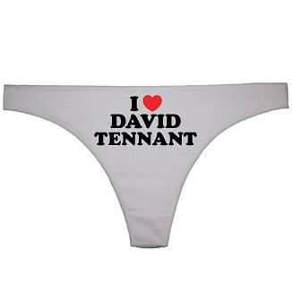 Love David Tennant Thong Briefs   Can Print Any Name