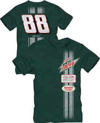 Dale Earnhardt Jr 2012 The Game #88 Diet Mt Dew Racing Stripe Tee FREE