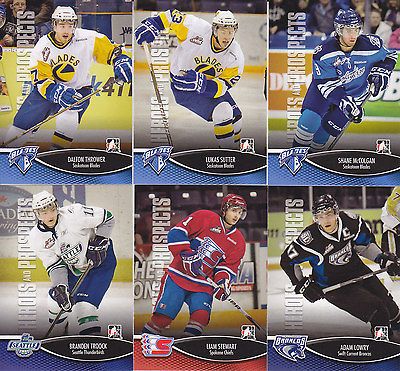 2012 13 Heroes & Prospects Dalton Thrower #140 Saskatoon Blades