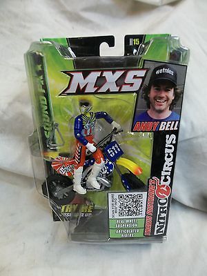 2012 JAKKS MXS ANDY BELL #511 NITRO CIRCUS SUZUKI RM250