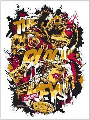 BLACK KEYS NEWCASTLE ENTERTAINMENT CENTRE POSTER S/N not cd lp SHIRT