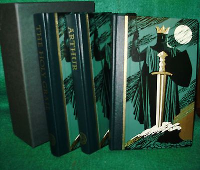 LEGENDS OF KING ARTHUR, FOLIO SOCIETY, 3 VOLUMES IN SLIPCASE, 2001