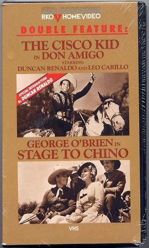 rko double feature DON AMIGO / STAGE TO CHINO vhs NEW