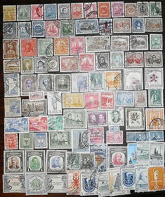 500 STAMPS FROM COLOMBIA AIR MAIL 19TH C. ++