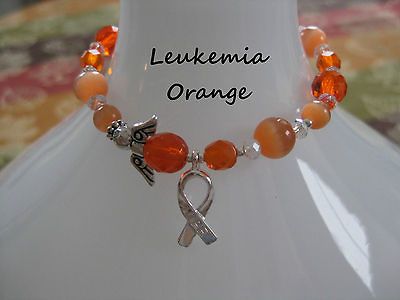 LEUKEMIA CANCER AWARENESS HOPE ANGEL BRACELET