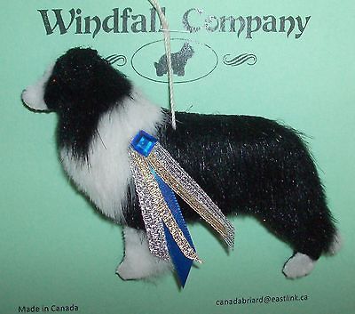 Gift  Floppy Floppy Border Collie Scottie Dog Plush Stuffed Toy 28 cm