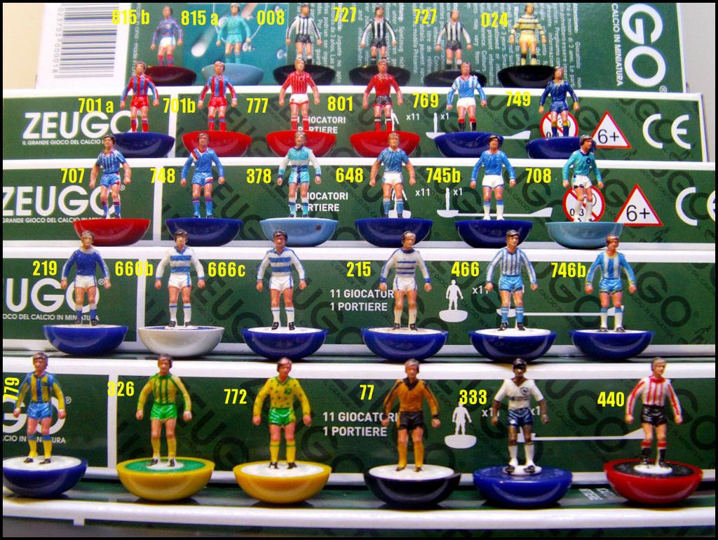 SUBBUTEO * SPARE PLAYER HUB * BRITISH TEAMS (3)