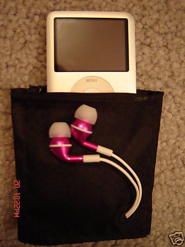 IPOD NANO  PLAYER WRIST WALLET WITH ZIPPERED POCKET