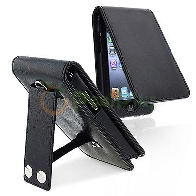 FLIP LEATHER CASE for APPLE IPOD TOUCH 2ND 2 GEN 2G 8GB 16GB 32GB