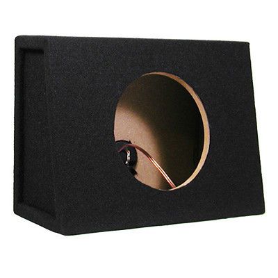 New Split 8 Inch Truck Sealed Black Subwoofer Box 8F