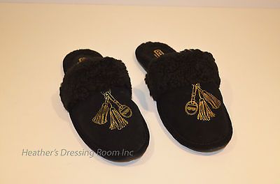 Coach Dina Slippers NIB Black