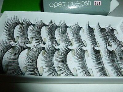 18 pc. Natural Velvety Comfort Eyelashes Hand made #181