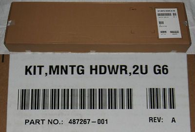 HP 487267 001 RAIL RACK KIT 2U DL380 DL385 G5P G6 NEW