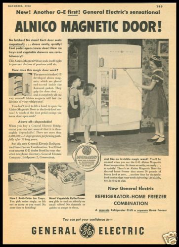 vintage refrigerator ge