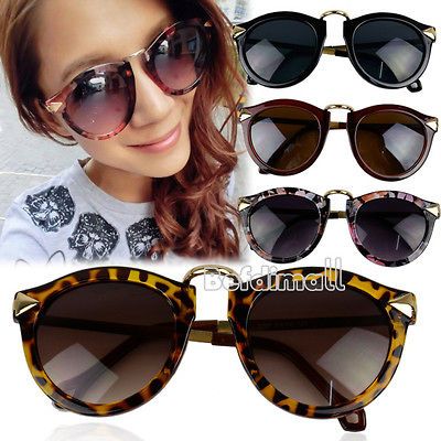 BE0D Retro Arrow Decorative Plate Frames UV400 Unisex Sunglasses