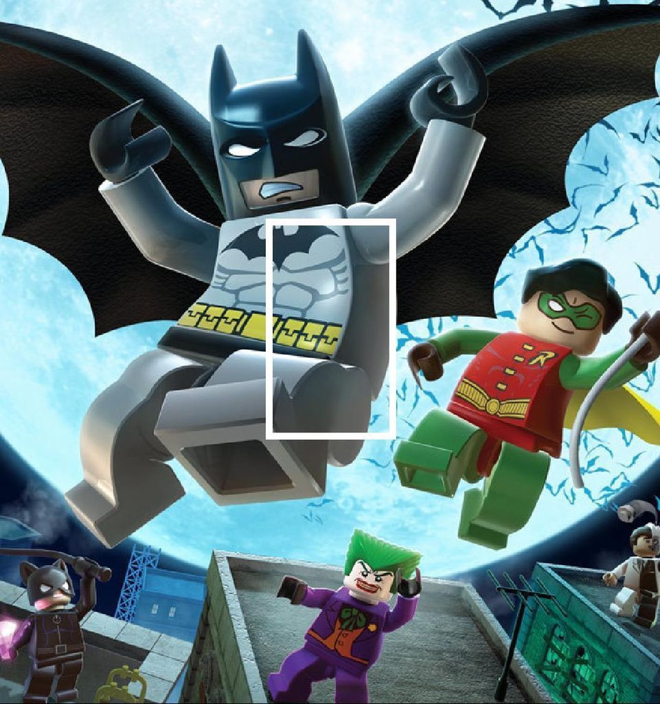 Lego Batman Light Switch Sticker. Fits Standard UK Single Switch