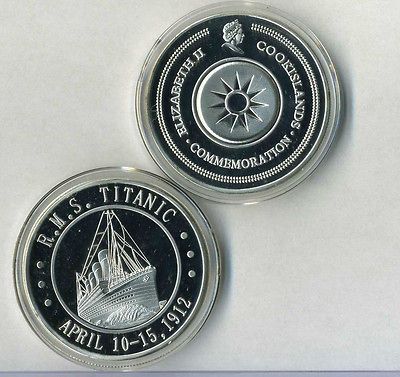 TITANIC 1912 ~ 2012 24 SILVER COMMEMORATIVE COIN APRIL 10 15 1912