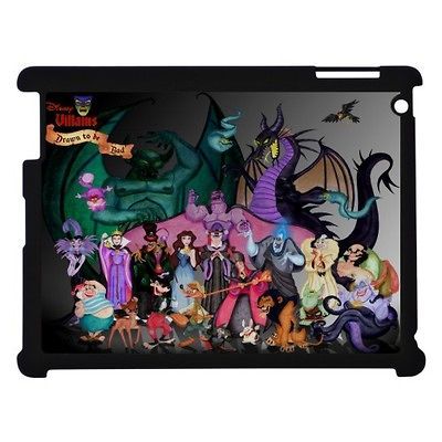 DISNEY VILLAIN APPLE iPAD2 SNAP ON BACK HARD CASE COVER