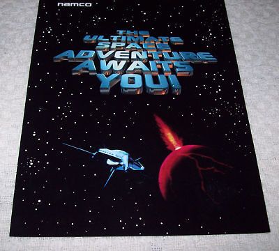 NAMCO GALAXIAN 3 VIDEO ARCADE GAME FLYER BROCHURE RARE