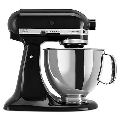 KitchenAid KSM150PSOB Onyx Black Artisan 5 quart Tilt Head Mixer