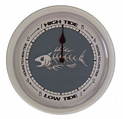 TIDE CLOCK 10 BONE FISH blue dial tide clock 242W