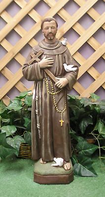 Saint Francis Of Assisi Dove Latex Fiberglass Production Mold Concrete