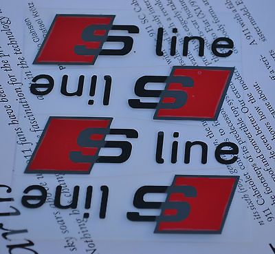 Audi S Line Motor Sports Decal Sticker