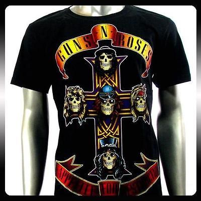 Gun n Roses Punk American Rock Band Music T shirt Sz XXL 2XL Vtg Gu36