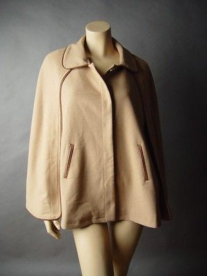 Beige 1880s Vtg y Sherlock Holmes English Steampunk Luxe Cloak Cape