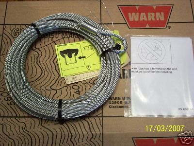 ATV Quad Warn Winch Parts Accessories Replacement Steel Cable Rope