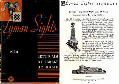 1957 Lyman Gun Sight Corp Receiver Sights 48, 57, 66 Ad