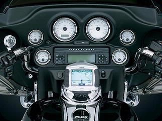 KURYAKYN FUEL DOOR GPS ACCESSORY MOUNT FOR HARLEY 1466