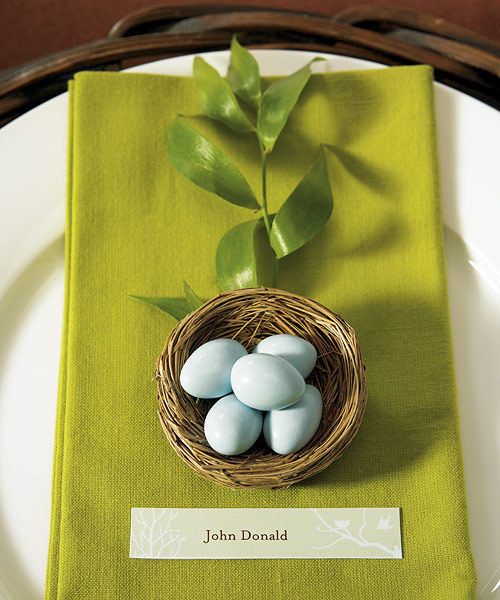 24ct Spring WEDDING PARTY FAVOR DECORATION BIRD NESTS