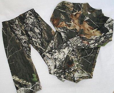 MOSSY OAK CAMO ONESIE PANTS CAMOUFLAGE BABY INFANT SET