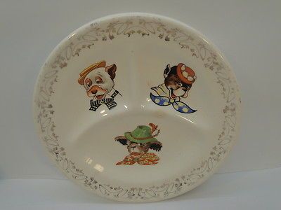 childrens antique dishes