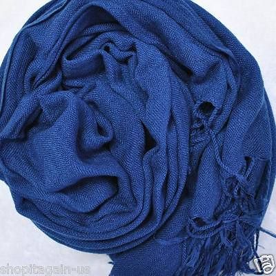 Classical Ladies / Women Fringe Imitation Cashmere Blend Scarf Shawl