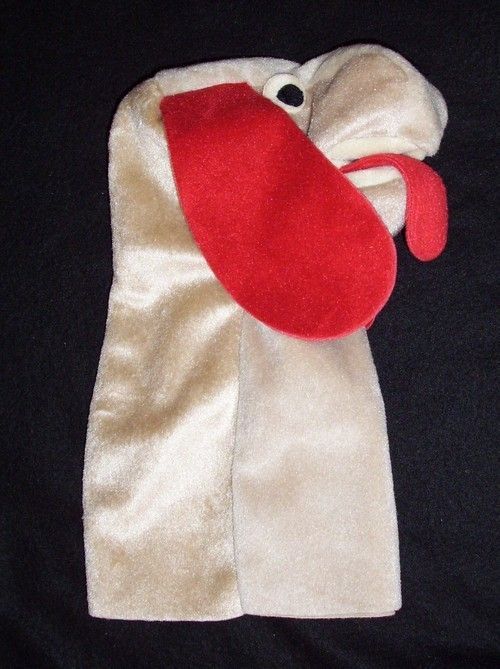 Baby Einstein Pavlov Puppy Dog Red Tan Hand Puppet