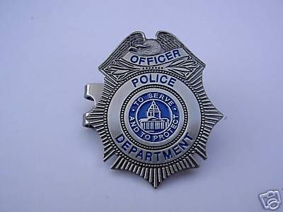 Golf Ball Marker Hat Clip POLICE OFFICER DEPARTMENT