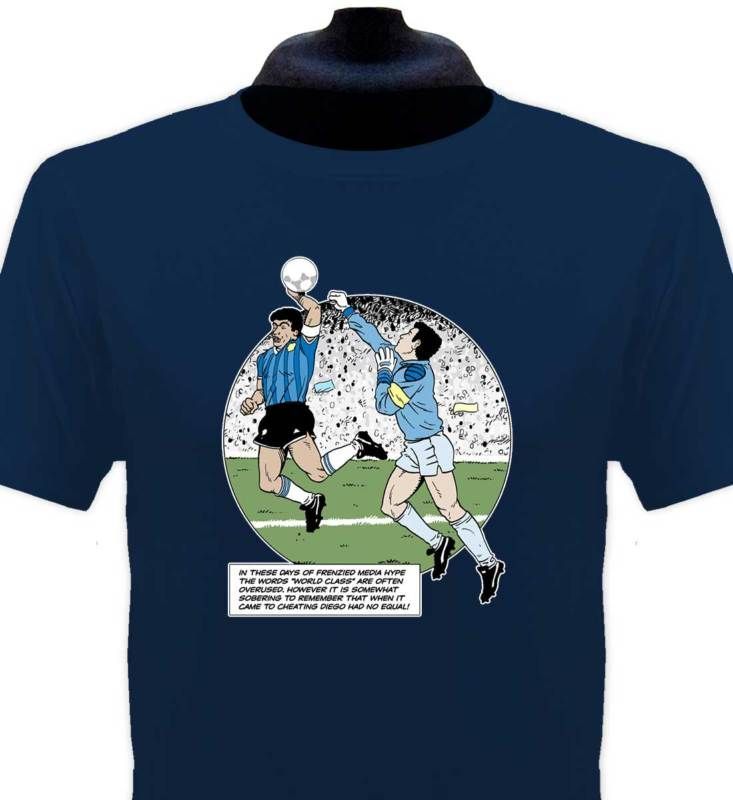 Maradona Handball T Shirt All Sizes