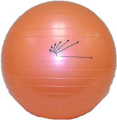 pilates yoga fitness 45cm gym exercise 18 inflatable G BALL 7160 45