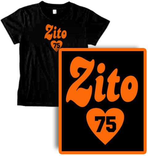 BARRY heart ZITO 2XL or 3XL WOMENS T SHIRT   XXL or XXXL SF Giants FAN