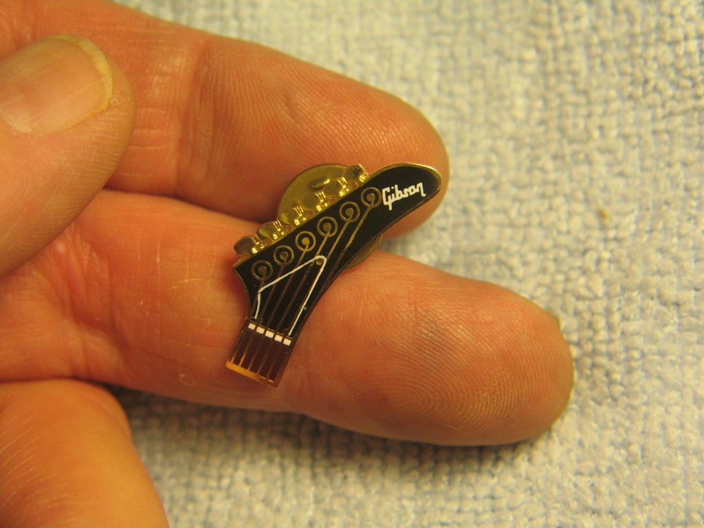 Gibson Explorer / Baked Enamel Headstock pin Made of Metal /Super