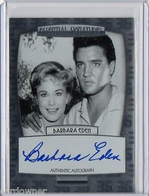 ESSENTIAL ELVIS SIGNATURES BARBARA EDEN AUTOGRAPH ES BE AUTO CARD