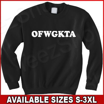 OFWGKTA CREWNECK SWEATSHIRT Odd Future Wolf Gang Kitty Tyler Creator