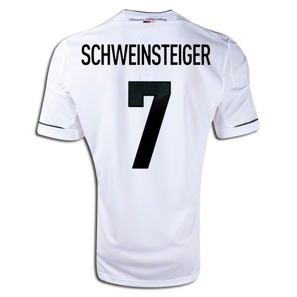 ADIDAS GERMANY SCHWEINSTEIGER BASTIAN HOME JERSEY 2012/13 EURO 2012.