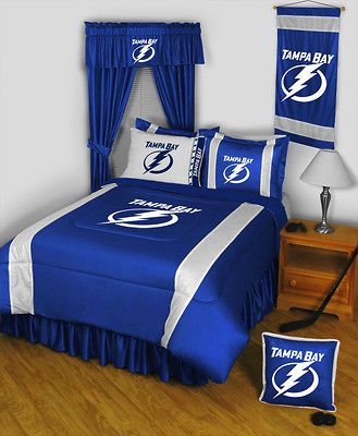 TAMPA BAY LIGHTNING 5PC TWIN BEDDING SET Hockey NHL