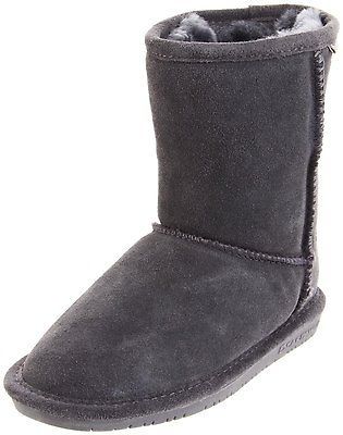 Emma Charcoal Bearpaw Boots Kids Children Size 11 12 13 1 2 3 4