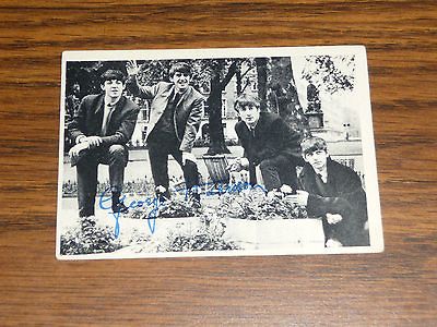 Newly listed Beatles Series 1 Signed Trading Card #1 George Harrison